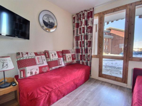 Studio cabine sud-ouest 4 personnes avec balcon à Belle Plagne - FR-1-455-260
